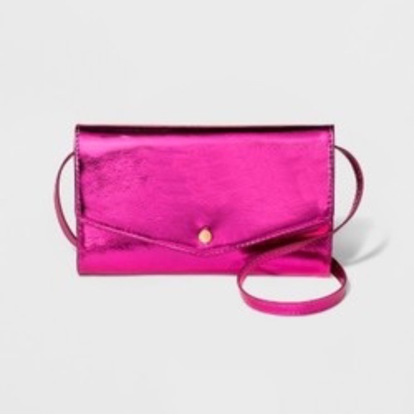 A New Day Handbags - New a New Day Pink Closure Crossbody Bag